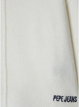 Camisola Pepe Jeans Bibby branca para menina.
