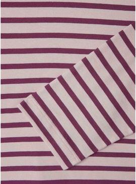 Camisa Pepe Jeans Adrianne listrada para menina.