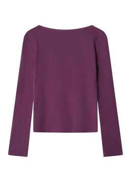 Top Pepe Jeans Avery grená para menina