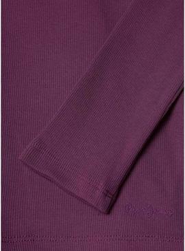 Top Pepe Jeans Avery grená para menina