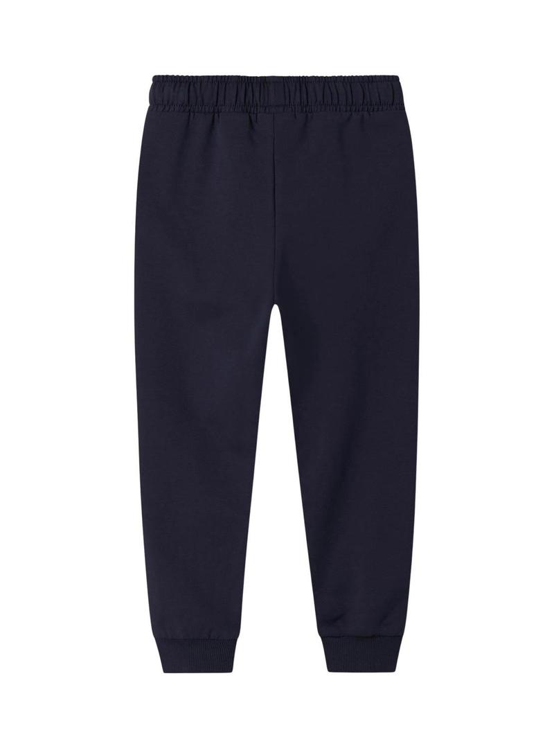 Calça de fato de treino Name It Linka azul marinho para menina
