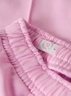 Calça de fato de treino Name It Linka rosa para menina