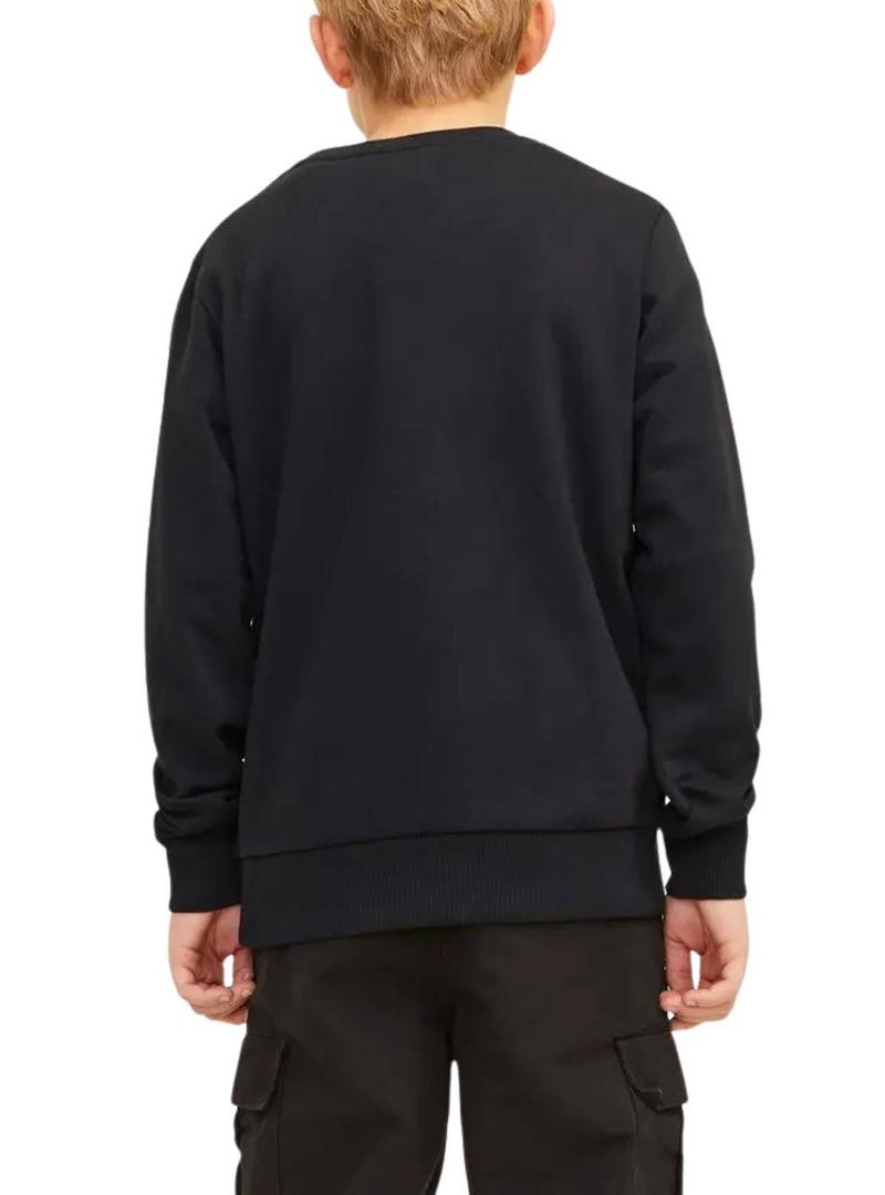 Moletom Jack and Jones Caleb Varsity Preto criança