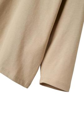 Camiseta Name It Niklaus tostado dino para menino.