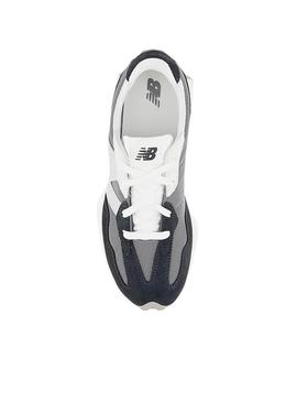 Sapatilhas New Balance 327 cinza e preto para crianças