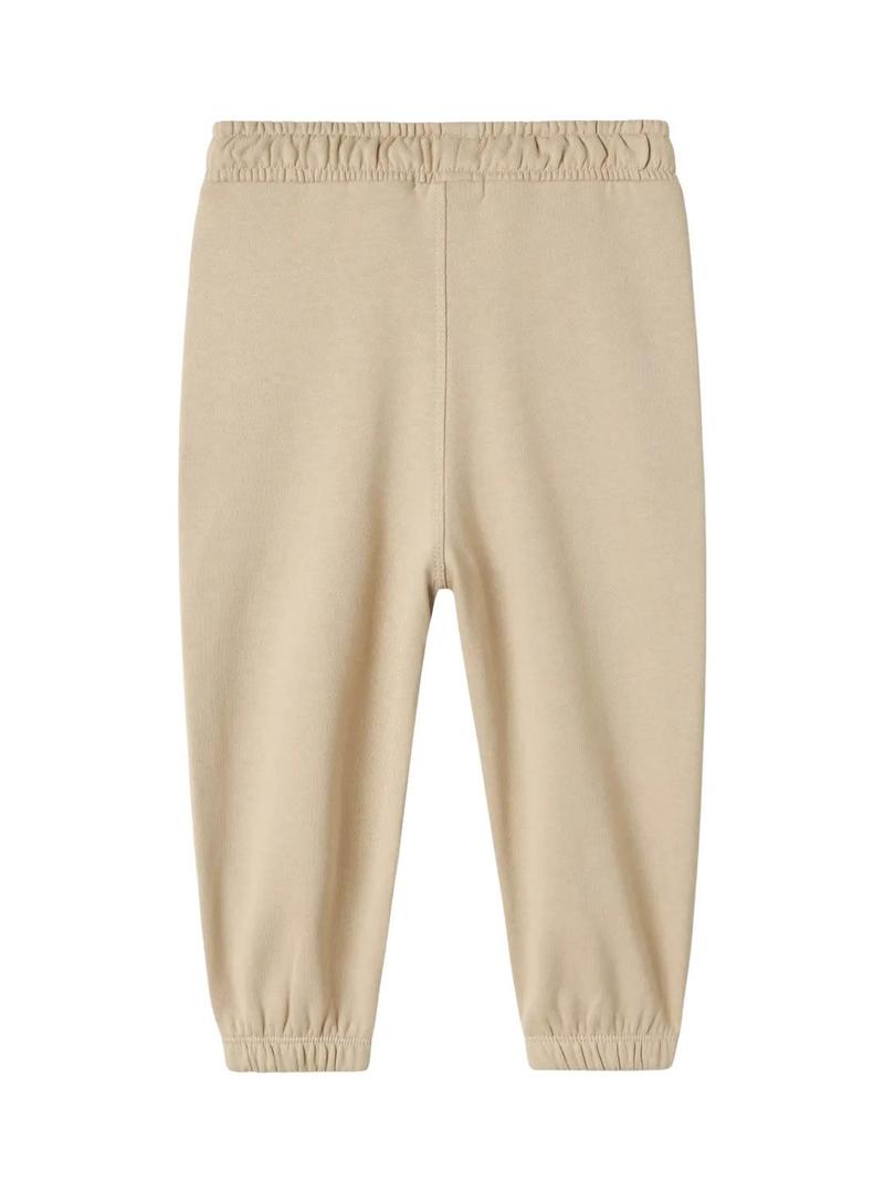 Calça de fato de treino Name It Nyree em tom de tostado para criança.