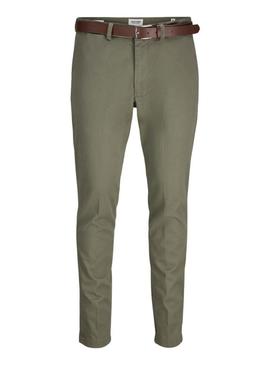 Calça Jack and Jones Marco verde para homem.