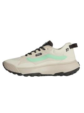 Sapatilhas Vans Crosspath bege e verde para mulher