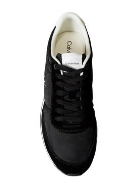 Sapatos Calvin Klein Jeans Retro Runner preto para homens
