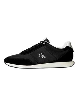 Sapatos Calvin Klein Jeans Retro Runner preto para homens
