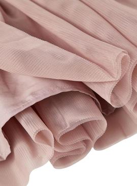Saia Name It Nutulle rosa de tule para menina.