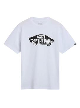 Camiseta Vans Style76 Branca para criança