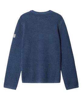 Camisola Pepe Jeans Talton azul para criança.