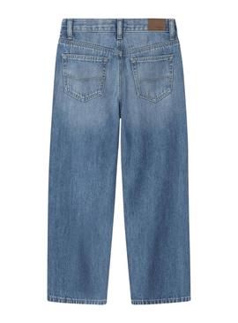 Calça Jeans Pepe Jeans Baggy azul para menino.