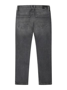 Calça jeans Pepe Jeans Cashed cinza para menino.