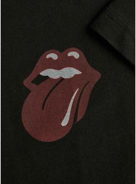Camiseta Jack and Jones Rolling Stones preta para homem.