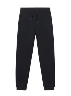 Calça esportiva básica preta da Mayoral para menino.