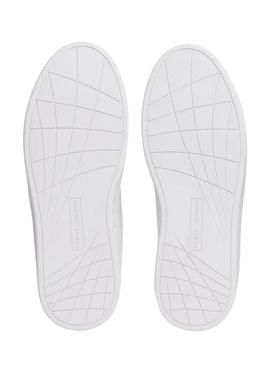 Sapatilhas Tommy Hilfiger Icon branco para mulher.