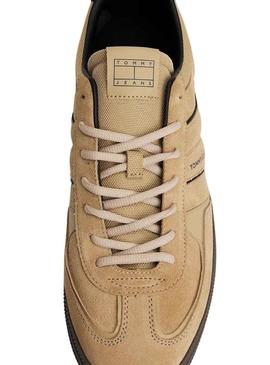Sapatilhas Tommy Jeans The Greenwich bege para homem.
