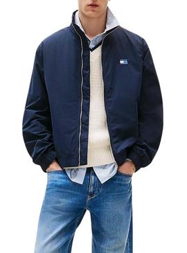 Jaqueta Tommy Jeans Essential marinha regular para Homem