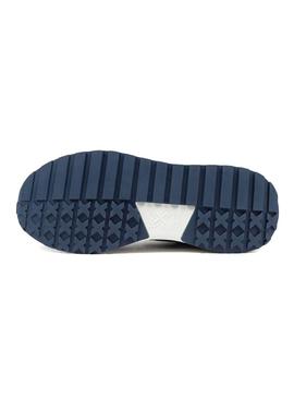 Sapatilhas Munich Dynamix 09 azul marinho para homens.