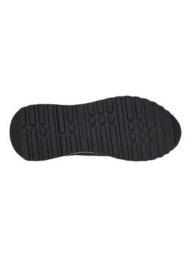 Tênis Calvin Klein Low Top Lace preto para homem.