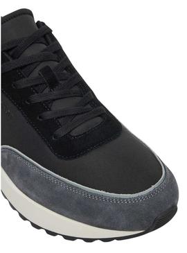 Tênis Calvin Klein Low Top Lace preto para homem.