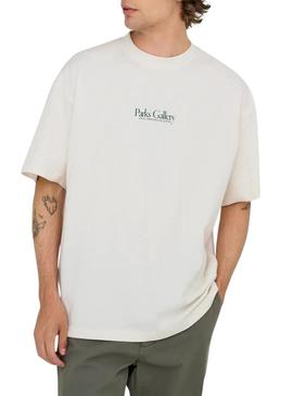 Camiseta Only and Sons Parker bege para homens.