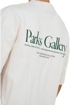Camiseta Only and Sons Parker bege para homens.