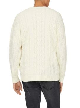 Camisola Only and Sons Mack bege para homem
