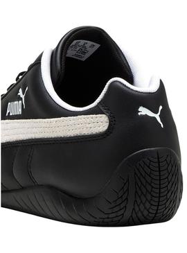 Sapatilhas de couro Puma Speedcat preto para homem.