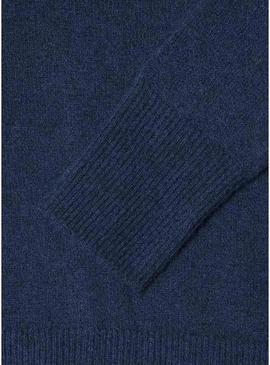 Camisola Pepe Jeans Bibby azul marinho para menina.