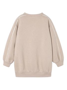 Vestido Mayoral de veludo com faixas para menina