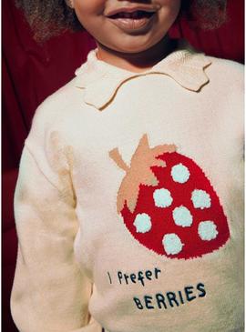 Conjunto Mayoral saia e suéter jacquard para menina