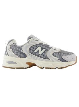 Sapatilhas New Balance 530 branco e cinza para mulher