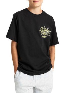 Camiseta Vans Riscada Registros preta para criança