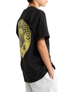 Camiseta Vans Riscada Registros preta para criança