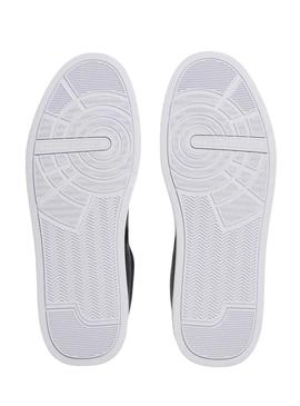 Sapatilhas Tommy Hilfiger Court azul marinho para homem.