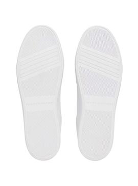 Sapatilhas Tommy Hilfiger Elevated branco para mulher.