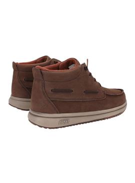 Botas Walkin Pitas Timor marrom para homens.