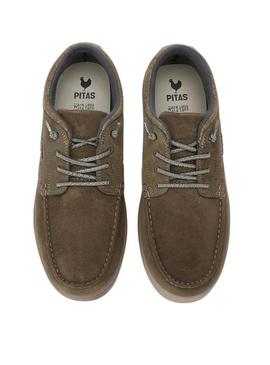 Sapatos de caminhada Dakota verde para homens.