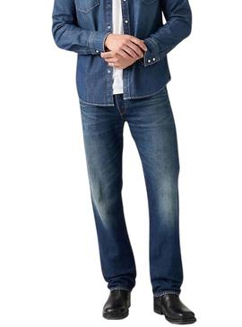 Calça jeans Levis 501 denim escuro para homens