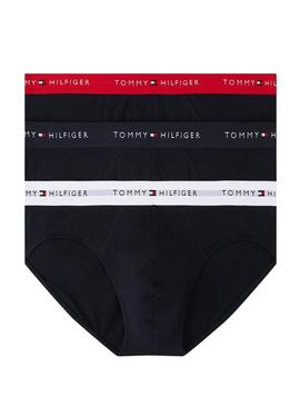 Conjunto Slip Tommy Hilfiger azul marinho para homem