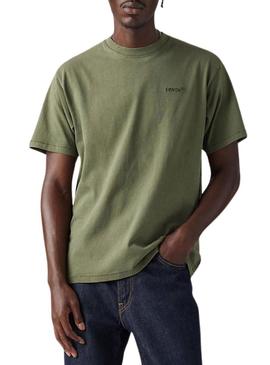 Camiseta Levis Vintage Tab verde para hombre - Camisa Levis Vintage Tab verde para homem.