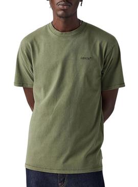 Camiseta Levis Vintage Tab verde para hombre - Camisa Levis Vintage Tab verde para homem.