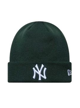 Gorro New Era League verde para mulher e homem.