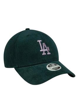 Boné New Era Cord LA verde para mulher