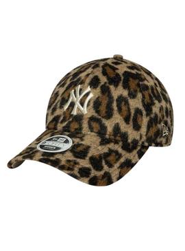 Boné New Era Cosy animal print para mulher