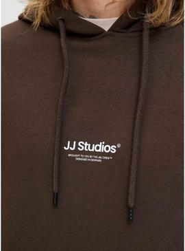 Moletom Jack and Jones Soho marrom para homem.