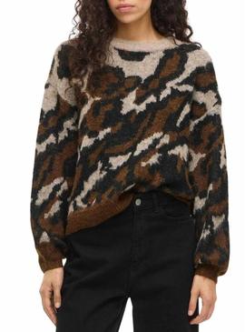 Camisola estampada de animal Vila Viloma para mulher
